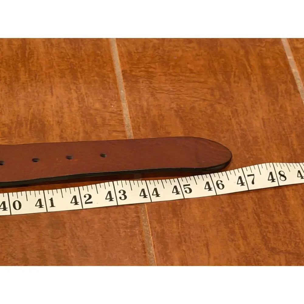 Guess Brown Genuine Leather Men’s Belt Sz 38